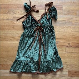 Dolls Kill tunnel vision Y2K mini dress